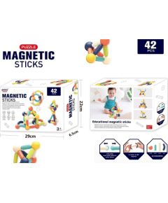 TOY CONSTR MAGNETIC 42PCS BEZ-002 Konstruktori 