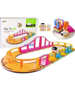 LeanToys Magnetyczne Klocki Konstrukcyjne Podniebny Tor 29 Elementów Konstruktori 