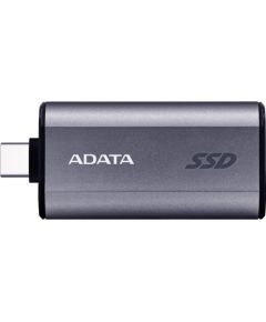 ADATA External SSD SC750 500 GB, External SSD black/titanium, USB-C 3.2 Gen 2 (10 Gbit/s) SSD Cietie Diski (Solid state drive)