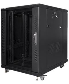 Lanberg Rack cabinet 19" free-standing 15U/600x800 (flat pack) FF01-6815-12B Black Серверы и компоненты серверов