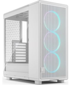 Fractal Design Case Epoch White TG RGB Clear Tint ATX Power supply included No Datoru korpusi