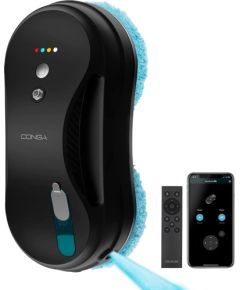 Cecotec Window Cleaning Robot Conga Windroid 890 SprayWater Smart Connected T Corded Black Logu tīrītāji