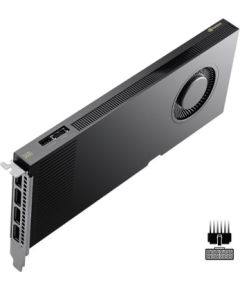 Pny Technologies PNY RTX PRO 4000 Blackwell, 24 GB GDDR7 ECC 192-bit, 140W, PCI Express 5.0 x16, 4 x Display Port 2.1, ATX bracket, 1x CEM5 16-pin power supply cable, FHML Single Slot, Small Box Grafiskās video kartes