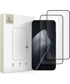 Tempered glass Tech-Protect Glass Fit+ 2-Pack Xiaomi Redmi 15T/15T Pro black Ekrānu aizsardzība