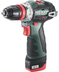 Akumulatora urbjmašīna-skrūvgriezis Metabo PowerMaxx BS BL Q; 12 V; 35 Nm; 2x2 Ah akum. Urbjmašīnas un skrūvgrieži