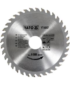 Griešanas disks kokam Yato YT-6057; 160x30 mm; Z36 Zāģripas