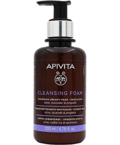 Apivita Cleansing Foam Face & Eyes - Krémová čisticí pěna na obličej a oči 200ml Smaržas - NESAKĀRTOTS