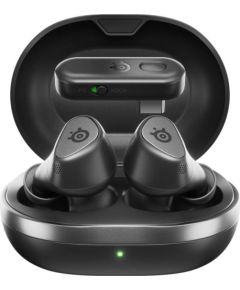 SteelSeries Arctis GameBuds for Xbox Series X/S Bluetooth In-Ear Headphones, Noise Cancelling, Wireless, Black Piederumi konsolēm