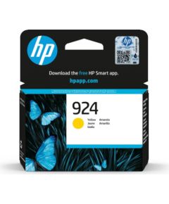 HP 924 (4K0U5NE) Ink Cartridge, Yellow Tintes printeru izejmateriāli