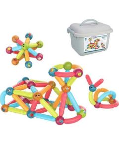 Woopie Magnetyczne Klocki Konstrukcyjne Edukacyjne 76 El. Konstruktori 