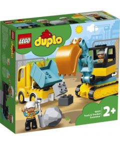 LEGO Duplo Ciężarówka i koparka gąsienicowa 4 szt. (10931) Jaunumi, Bērnu preces