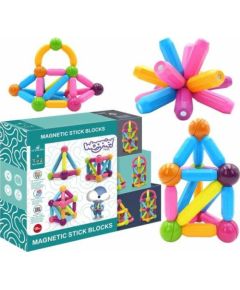 Woopie Magnetyczne Klocki Konstrukcyjne Edukacyjne Duże Grube 38 El. Konstruktori 