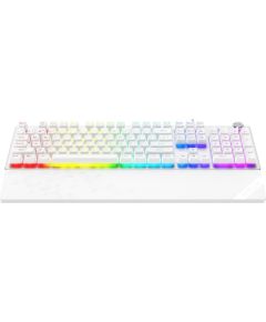 KRUX KRX0133 Frost RGB Spēļu tastatūra / balta Klaviatūras