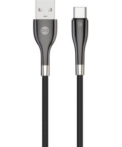 Forever Sleek Kabelis USB / USB-C 1.0 m / 3A Data USB kabeļi