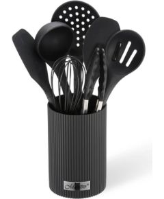 Kitchen utensils MAESTRO MR-1542-BLACK 8 elements Black Naži