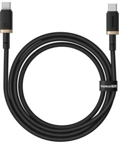 Baseus Dura Type C to Type C 100 W fast charging cable 1 m Black, Gold Data USB kabeļi