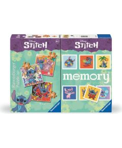 Ravensburger Memory® + 3 Puzzle: Disney - Stitch (24695) Galda spēles