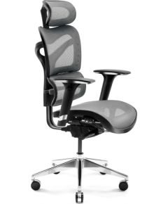 Krzesło biurowe Diablo Chairs V-Commander Czarno-szare Biroja krēsli