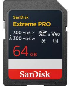 SanDisk Extreme PRO SDXC 64 GB Class 10 UHS-II/U3 V90 (SDSDXDM-064G-GN4IN) Jaunumi - Datori