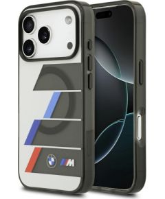 BMW M IML Metal Buttons Tricolor Lines MagSafe Case Aizsargapvalks priekš Apple iPhone 17 Pro Neoriģinālie Maciņi