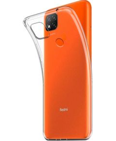 Fusion Ultra Back Case 1 mm Izturīgs Silikona Aizsargapvalks Priekš Xiaomi Redmi 9C Caurspīdīgs Neoriģinālie Maciņi
