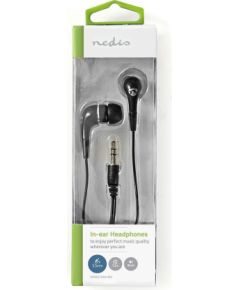 Nedis Vadu austiņas ar 3,5 mm kontaktdakšu, melnas Jaunumi - Audio-Video