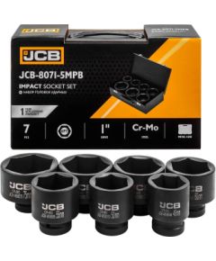 Triecienuzgaļu komplekts JCB 8071-5MPB; 1''; 7 gab. Mehāniskie instrumenti