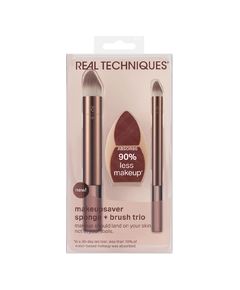 Real Techniques Makeupsaver Sponge + Brush Trio 0ml Smaržas - NESAKĀRTOTS
