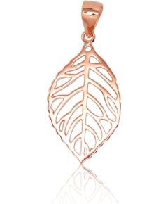 Sudraba kulons #2301724(PAu-R), Sudrabs 925°, sarkanais zelts (pārklājums), 1.1 gr. Ar zelta pārklājumu