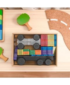 Teka CONNETIX Rainbow Transport Pack 50 el magnetyczne klocki samochody 3+ Konstruktori 