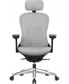 Songmics Fotel biurowy, ergonomiczny regulowany fotel płócienny Biroja krēsli