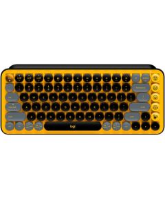 LOGITECH POP Keys Bluetooth Mechanical Keyboard - BLAST YELLOW - RUS Клавиатуры
