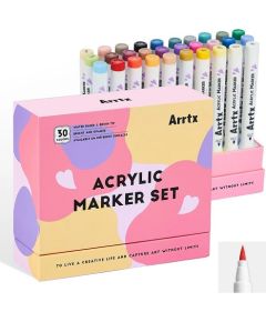 Акриловые маркеры ARRTX 30D, 30 цвета Mаркеры