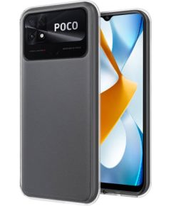 Fusion Ultra Back Case 1 mm silikona aizsargapvalks Xiaomi Poco C40 caurspīdīgs Neoriģinālie Maciņi