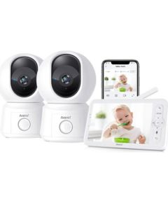 Arenti Nanny BC video bērnu monitors, 12S*2 3M komplekts Video novērošanas kameras