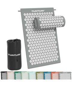 Tunturi Acupressure Mat And Pillow, Grey Vingrošanas paklājiņi