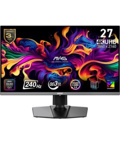 Monitor MSI 26.5 " 3840 x 2160 pixels 4K Ultra HD Native aspect ratio 16:9 QD-OLED MAG272UPQD-OLEDX24 Monitori