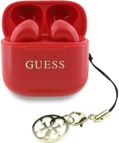 Guess Glossy Effect Printed Classic Logo & Charm Bezvadu Austiņas Austiņas