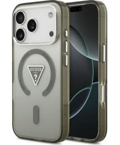 Guess Apple  iPhone 17 Pro Silicone case with MagSafe IML Gradient Triangle Logo Khaki Чехлы - альтернативные