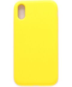 Evelatus Apple  iPhone Xs Premium Soft Touch Silicone Case Light Yellow Чехлы - альтернативные