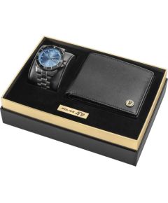 Police Anniversary PEWJH0030301 - SET A Vyrams skirtas jubiliejinės kolekcijos laikrodžio ir piniginės dovanų rinkinys Наручные часы