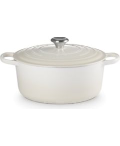 Le Creuset Čuguna katls apaļš Ø34cm / 12L krēmkrāsa Katli