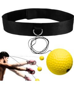 Boksbumba ar refleksbumbu un aproci inSPORTline Respell Light 18 g Boksa inventārs