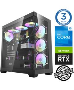 INTOP i5-14400F 32GB DDR5 1TB SSD M.2 NVME RTX4070 12GB no-OS Персональные компьютеры
