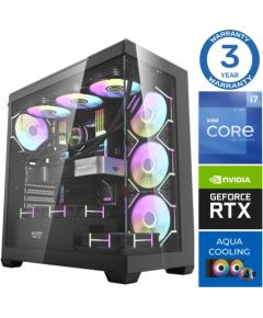 INTOP AQUA i7-14700F 16GB DDR5 1TB SSD M.2 NVME+2TB RTX4070 12GB no-OS Personālie datori