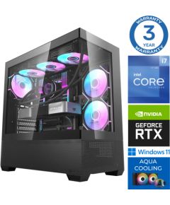 INTOP AQUA i7-14700F 16GB DDR5 1TB SSD M.2 NVME+2TB RTX4070 12GB WIN11Pro Персональные компьютеры