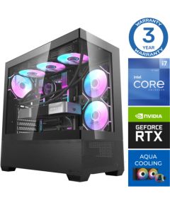 INTOP AQUA i7-14700F 64GB DDR5 1TB SSD M.2 NVME RTX4070 12GB no-OS Персональные компьютеры