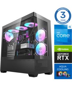 INTOP AQUA i5-14400F 64GB DDR5 1TB SSD M.2 NVME RTX4070 12GB no-OS Personālie datori