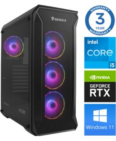 INTOP i5-12400F 32GB 500SSD M.2 NVME+2TB RTX4070 12GB WIN11 Personālie datori