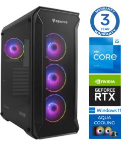 INTOP AQUA i5-13400F 64GB DDR5 2TB SSD M.2 NVME RTX4070 12GB WIN11 Personālie datori